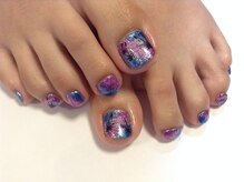 ラウト デコレーションアンドネイルサロン(Lauto Decoration&Nail Salon)/ラメフットネイル