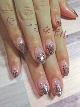 にゃーこネイル/大人グリッター☆￥4700