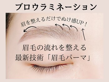 アネラ イオンモールつくば店(anela)/ブロウラミネーション(眉パーマ)
