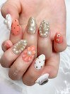 お花ネイル