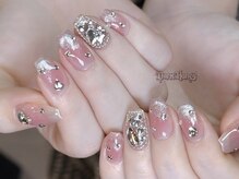 ダークハニー 池袋店(Dark Honey)/華やかピンクマグネットネイル