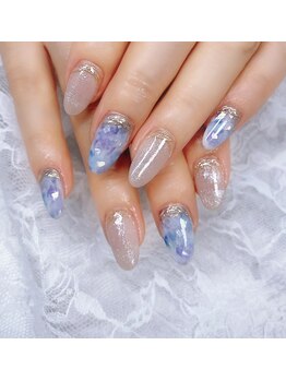 ディアリーネイル(Dearly Nail)/マーブルネイル