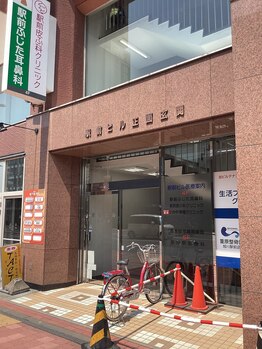 ビューステージ アイブロウサロン 旭川/駅前ビル正面玄関がビル入り口