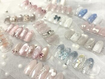 フロール(FLOR)の写真/＼新規・自店オフ無料／流行デザインを取り入れた【ガーリー系韓国ワンホンデザイン　オフ込み￥8200】