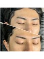 ゴリラアイブロウ 本店&nbsp;直線斜め眉はキリッと男らしい印象になります！