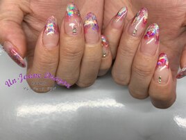 【自爪ネイル】ホイルネイル