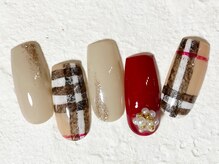 スペル オン ネイルズ(Spell on nails)/チェックネイル