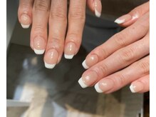 クレセント アイアンドネイル 表参道(Crescent Eye&Nail)/王道バーチャル白フレンチ