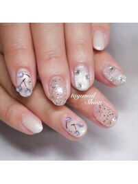 パラジェルさくらんぼネイル