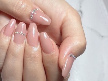 ネイルスパシェリー 金沢文庫/シンプル長持ちフィルインネイル