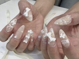 ヌードカラーで指長効果も☆