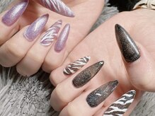 ブラン(Blanc)/ゼブラネイル