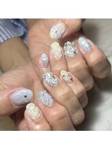 クロレ(Nail Salon COLORE)/リボンネイル　by.ayaho