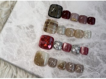 キャンアイドレッシー 熊谷店/冬フット定額デザイン￥7000