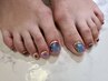 Footネイル【初回オフ込】画像持ち込み可◎付け放題ネイル ¥6800