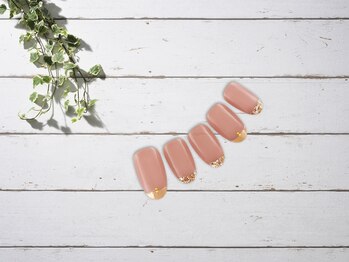 ファストネイル マルイファミリー志木店(FAST NAIL)/ガラスフレンチ 上品【11399】