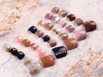 アーモネイル 札幌(Amo Nail)/フットネイルデザインアート定額