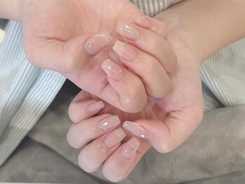 リンドネイル バイ モカ アンド ララ(Lind nail by moca and LaLa)/ちゅるんワンカラー