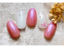 ネイルクローネ(nail crone)/サクラホログラムネイル