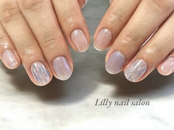 リリー(Lilly)/涼しげ梅雨ネイル