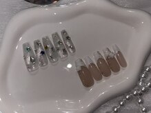 ネイルライフ 目黒店 恵比寿 白金(NailLife)/マグネットビジューネイル