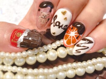 からふる/バレンタインネイル