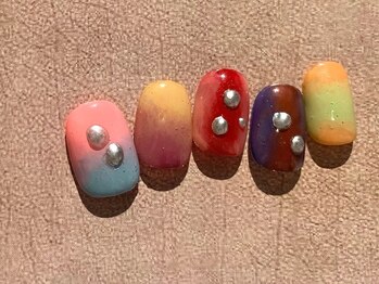 ゆびノさき イバラキシ(ibarakishi)/カラフルニュアンス