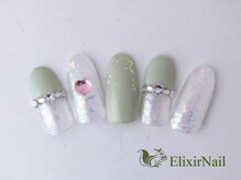 エリクサーネイル 池袋(Elixir Nail)/定額a シンプル/クーポン使用