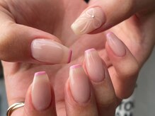 エクリュ(ecru.)/アート×フレンチネイル