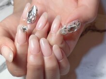 ネイルスパシェリー 金沢文庫/ビジュー×長持ちネイル