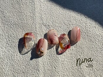 フィリス 町田店(PHYLIS)/スタンドガラス風ネイル