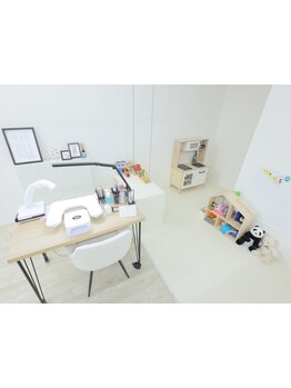 お子様同伴OKのサロン