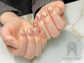 オーラ レアレア市川店内(AURA)の写真/シンプルだからこそ際立つ仕上がりに…☆オフィスでも好印象な大人上品デザインも多数ご用意しております♪