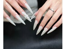 アモールビューティー 新宿店(Amor Beauty)/長さだしワンカラーネイル