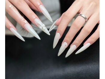 アモールビューティー 新宿店(Amor Beauty)/長さだしワンカラーネイル