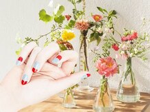 アップネイル/安い定額制アート付きネイル