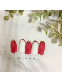 セレクトネイル ココ 秦野店(SELECT NAIL COCO)/ドライフラワーフレンチ
