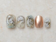 ルフトエーデ(LUFT Ode)/【Art 10】パイソン柄風ネイル