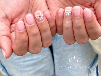 アテ(ate)/2本アート★リボンネイル