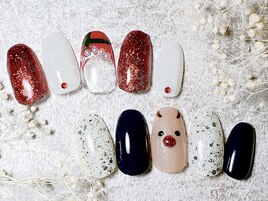 フレンチチェック×クリスマス