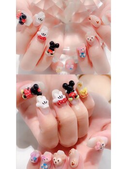 キャラクターネイル