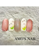アモズネイル さっぽろ東急百貨店(AMO'S NAIL)/11000円デザイン