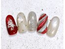 クリスマスネイル