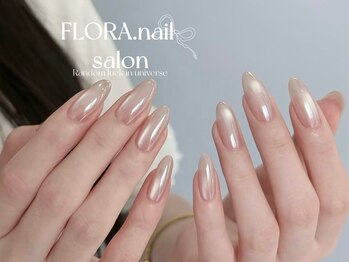 フローラ(FLORA)の写真/深爪や短い爪でお悩みの方にぴったり！美フォルム自慢のスカルプネイル＊自爪長持ちフェルイン対応も可♪