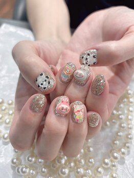 エムデコビューティ(M-DecoBeauty)/ラメ　キャラクター　パーツ