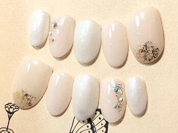 ピーチポット/オーダーチップネイル