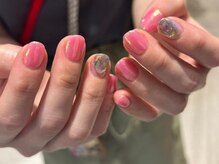 アイネイルズ 三宮店(I nails)/オーロラビビットカラー ￥7350