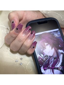 ティアリス(NAIL SALON TIARIS)/推しカラーネイル♪
