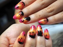 プールヴー☆オングル/ハロウィンネイル