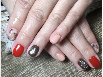 爪屋べっぴん堂/カフェラテネイル